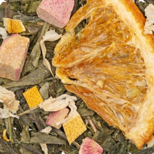 Thé Vert Zeste de rhubarbe