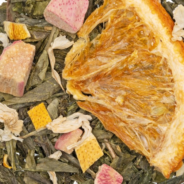 Thé Vert Zeste de rhubarbe